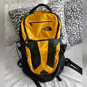 North Face Recon Backpack Yellow Black Unisex